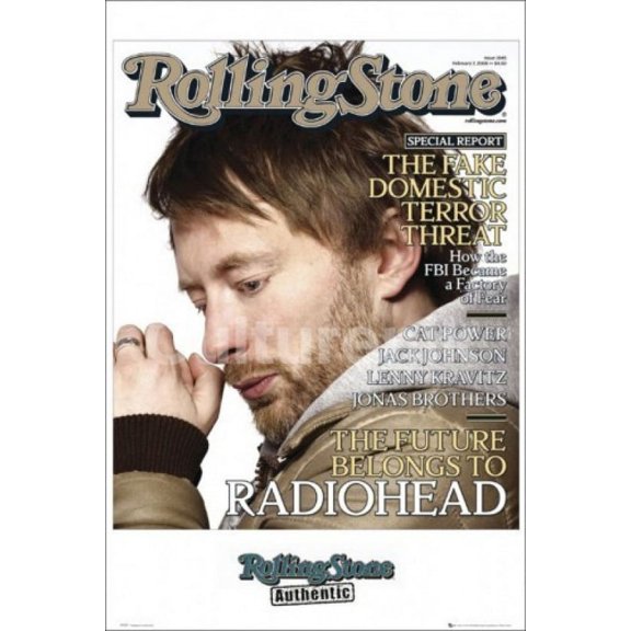 ROLLING STONE RADIOHEAD Poster - 22 x 34 inches