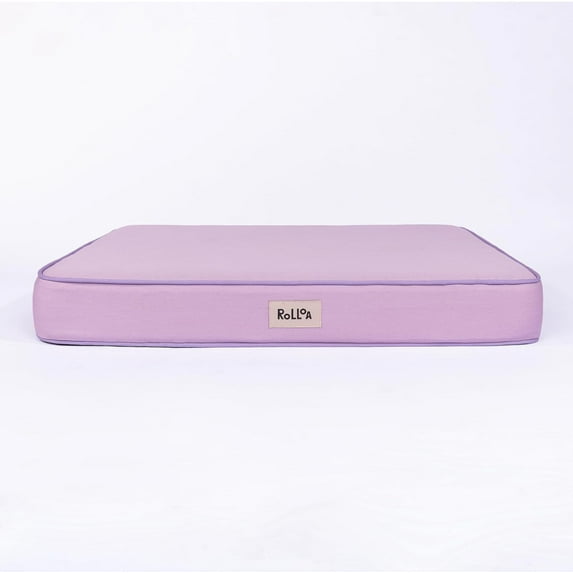 ROLLOA Cooling Gel Memory Foam Orthopedic Pet Bed with Washable Cover-Medium-Lilac