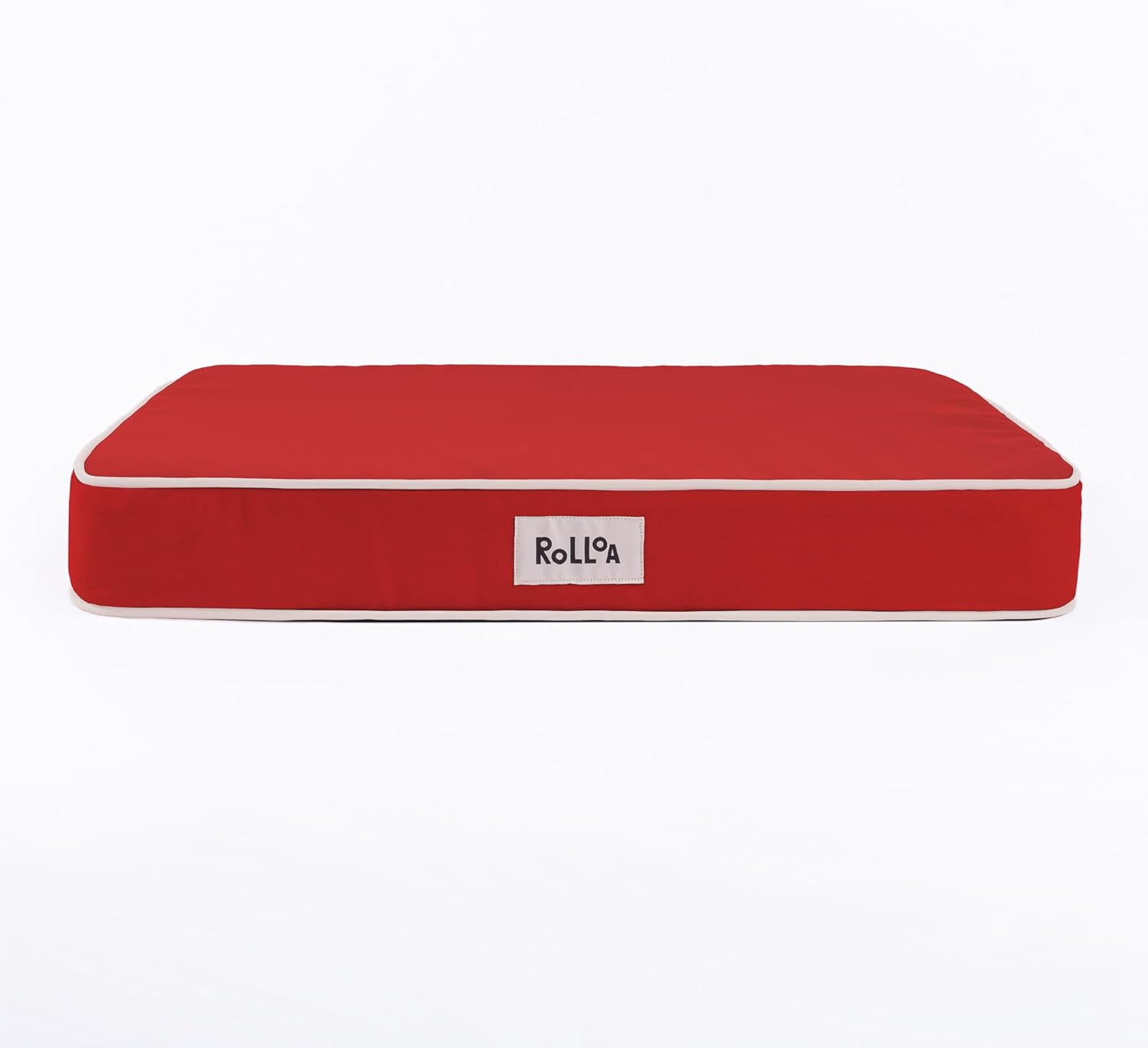 ROLLOA Cooling Gel Memory Foam Orthopedic Pet Bed with Washable Cover-Small-Red