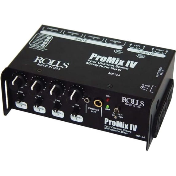 Rolls Pro-mix Iv Mx124 Audio Mixer (mx124)