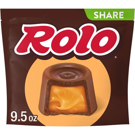 ROLO Rich Chocolate Caramels Candy Share Pack, 9.5 oz