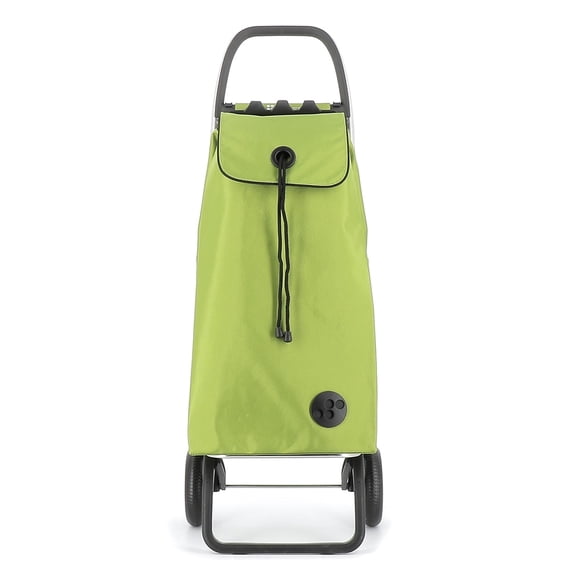 ROLSER I-Max MF 2 Wheel Foldable Shopping Trolley - Lime
