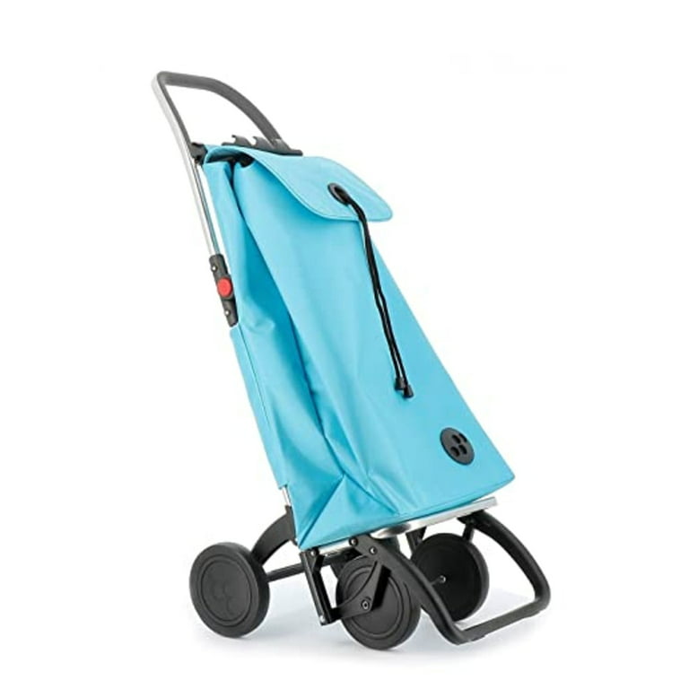 ROLSER I-Max MF 4 Wheel Foldable Shopping Trolley - Light Blue 