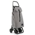 thumbnail image 1 of ROLSER I-Max Tweed 4 Wheel 2 Swivelling Foldable Shopping Trolley - Gray, 1 of 5