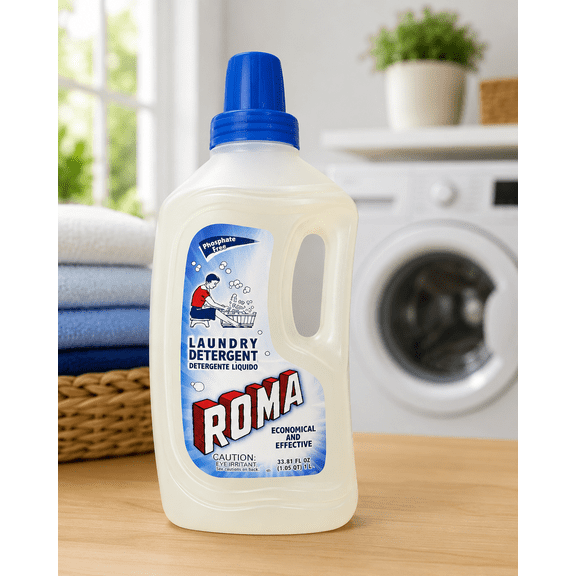 ROMA Liquid Laundry Detergent 33.81 fl oz (1 L), 1 Pack