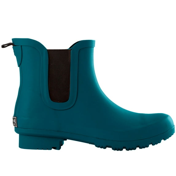 ROMA Women's CHELSEA Rain Boots, Color: Matte Teal, Size: 6 (RC170306)