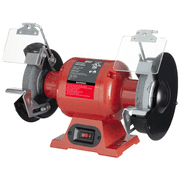 Promaker 6in Bench Grinder PRO-EB250 Voltage - Frequency: 120V - 60Hz Amperage: 2.1AMP Power: 250W(1/3HP) Speed: 3400rpm Chuck size: 6in x 3/4in x 1/2in Weight: 26.40Lb Cord: 6.5ft