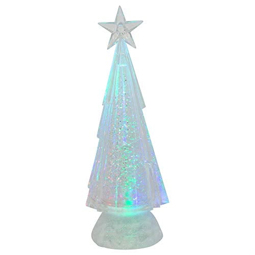Albero Con Base in Legno Ariel Argento