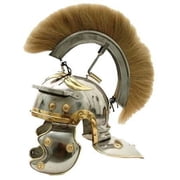 ROMAN CENTURION HELMET - WHITE PLUME