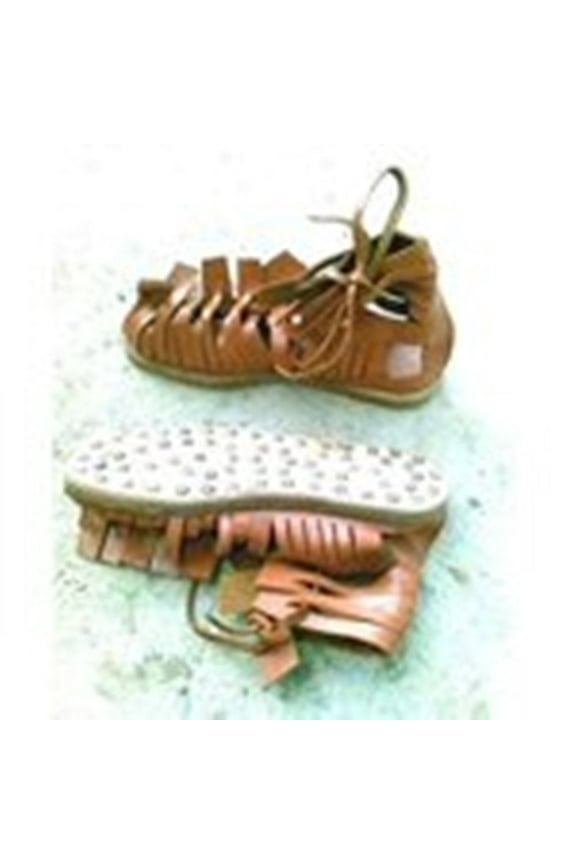 ROMAN SOLDIER Legionnaire CENTURION Gladiator Brown Leather Men ROMAN SANDALS