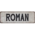 thumbnail image 1 of ROMAN Vintage Look Gift Rustic Chic Metal Sign 6x18 206180036259, 1 of 1