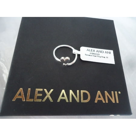 ROMANCE HEART RING WRAP Sterling Silver New WithTag Card Pouch & Box