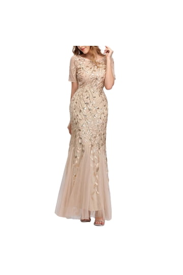 green emerald velvet dress Siaoryne Ruched Strapless Gold Sequins Mermaid Evening Dresses Split P main image 0