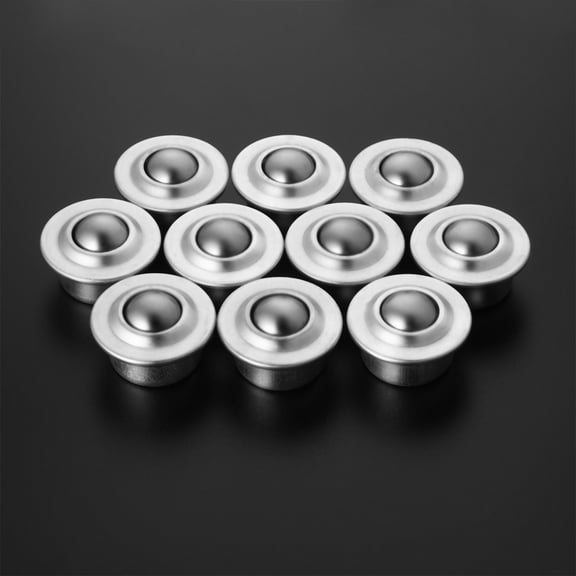 ROMANSENTIAL 10Pcs Metal Stainless Steel Bearings for Industrial Applications 3.00X3.00X1.50In