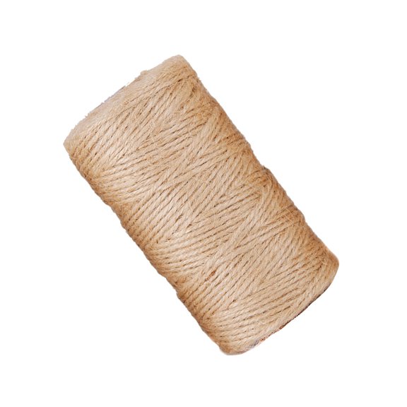 ROMANSENTIAL Natural Jute Twine ng Beige For Packing 1Set