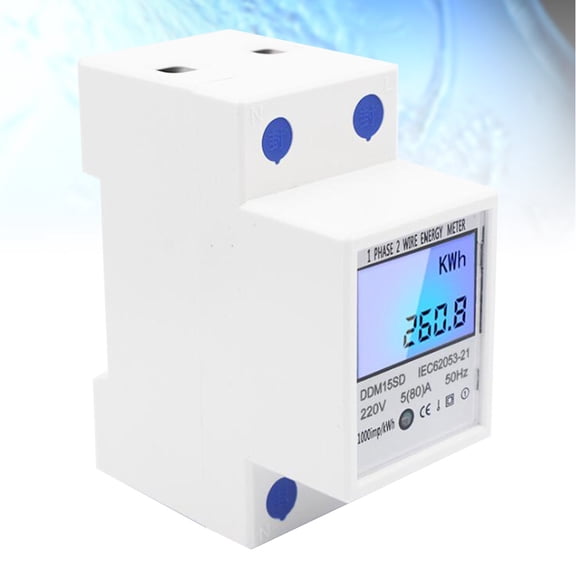 ROMANSENTIAL 1Pack Mini DDM15SD Energy Meter for Accurate Voltage and in Dry Indoor Areas