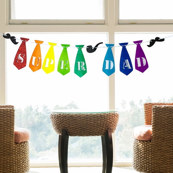 ROMANSENTIAL 1Pcs Classy Backdrop for Family Photo 16x59x0.04in Father's Day Decorations