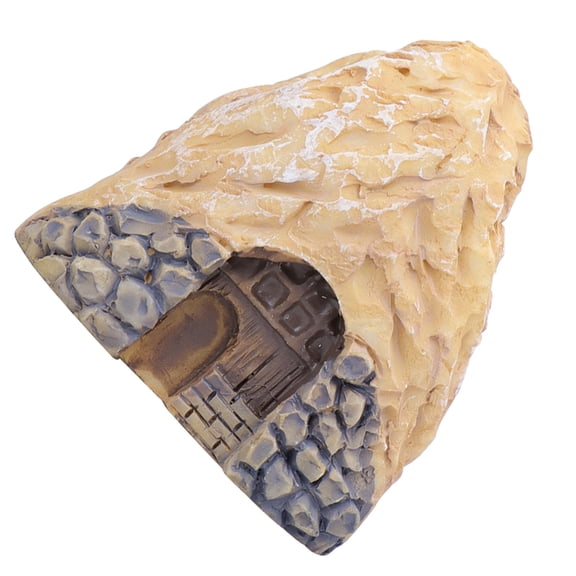 ROMANSENTIAL 1Set Tiny House Miniature Cave House Microlandscape Decor for Bonsai Landscaping Ornaments