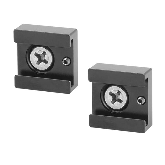 ROMANSENTIAL 2Pcs Universal Cold Shoe Mount for Camera and