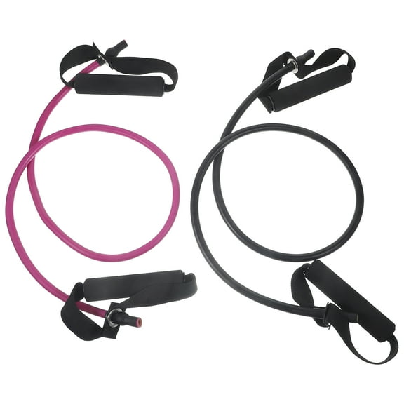 ROMANSENTIAL 2Pcs Workout Pulling Cords Pull Rope for Injury Rehab and Physical Therapy 130.00X3.00X3.00in