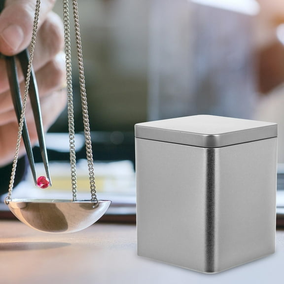 ROMANSENTIAL 3Pcs Mini Metal Box With Lid For Candy Chocolate Container Home Use 11.8x7.9x3.9in