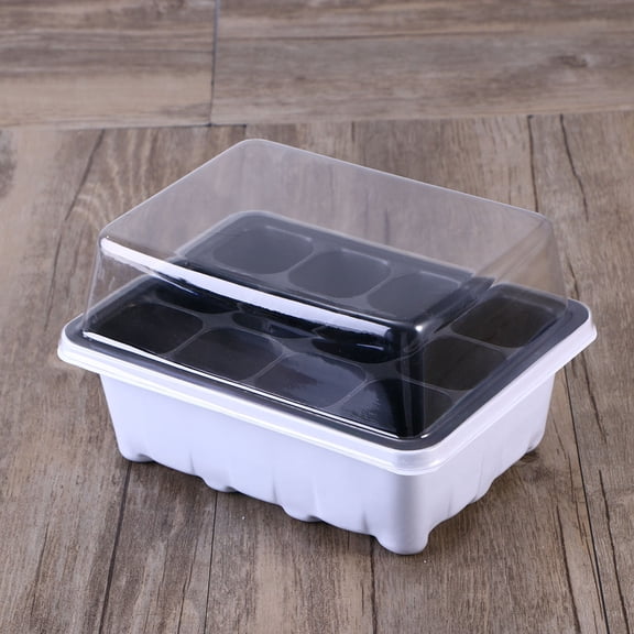 ROMANSENTIAL Propagation Box Sprout Box Plastic White 5 Sets