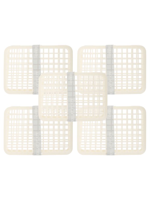 5Pcs Clothes Folding Board Grey Plastic Closet Organizer for Wrinkle Free Storage