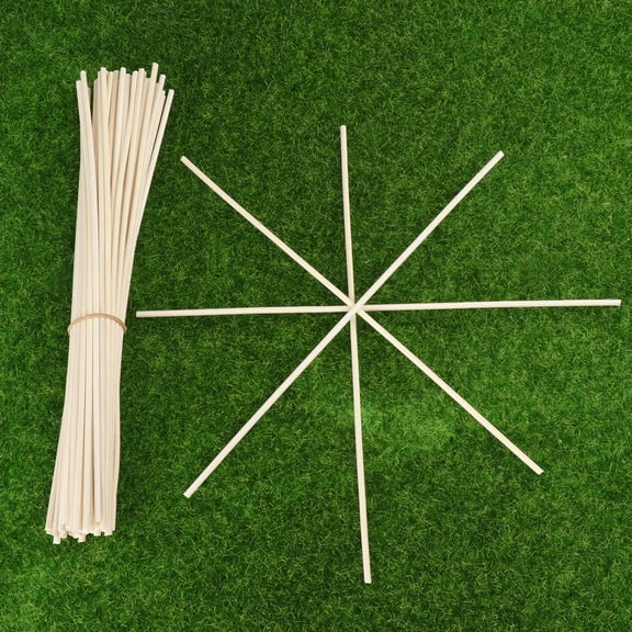 ROMANSENTIAL 60Pcs Essential Oil Diffusion Stick Rattan For Home Users Living Room Kitchen Bathroom