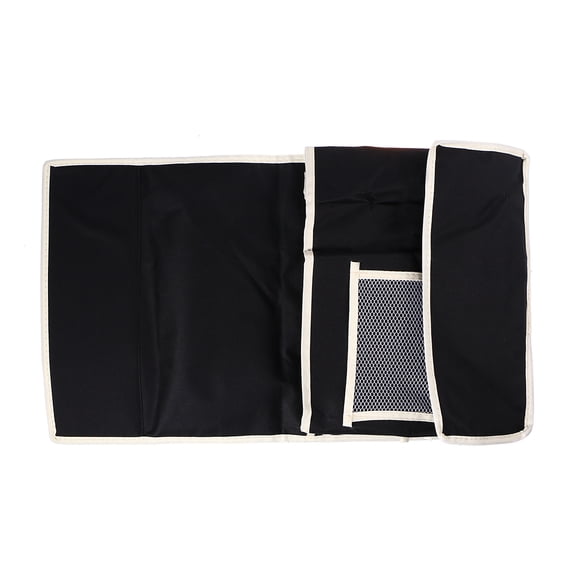 ROMANSENTIAL Bed Pockets Bedside Storage Bedside Caddy Organizer Black 1Pack