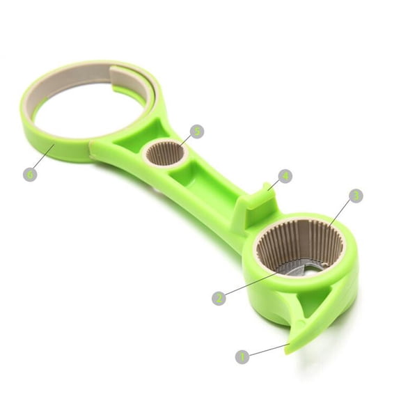 ROMANSENTIAL Can Lid Remover Tool Bottle Cap Openers PP Assorted Color 1Set for Adults