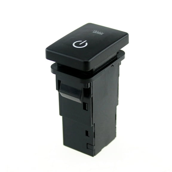 ROMANSENTIAL Car Start Stop Button 1Pack Flame Resistant ABS Push Button Switch For Vehicle Installation 11.8x7.9x3.9in