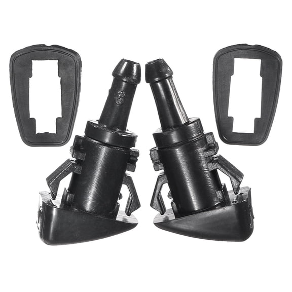 ROMANSENTIAL 1 Pair Windshield Spray Nozzles in Black for Vehicle Maintenance by Car Owners
