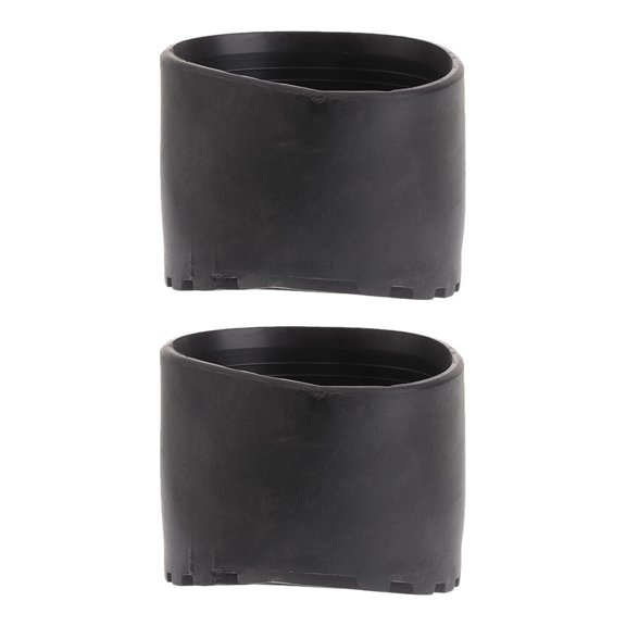 ROMANSENTIAL PVC Non-Slip Ladder Foot Protectors Black for Floor Protection 2Pcs