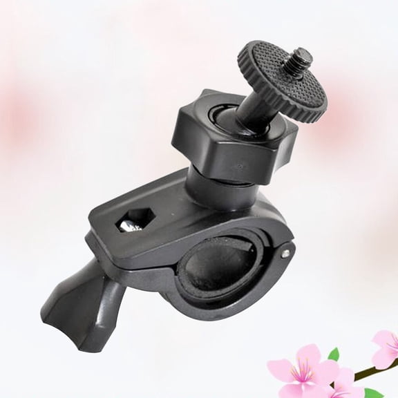 ROMANSENTIAL Motorcycle Mounting Bracket Black 1Set For Sports Camera