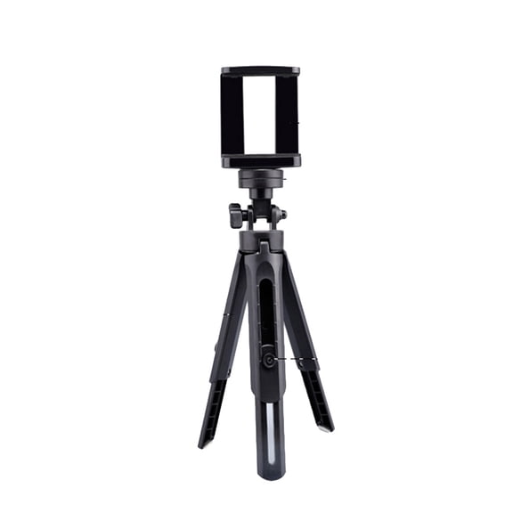 ROMANSENTIAL Phone Camera Stand 3Pcs Flexible Tripod Abs Black Portable Adjustable Bracket for Mobile Phone