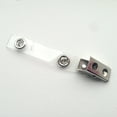 ROMANSENTIAL Plated Silver Metal Badge Reels with Easy Open and Close ...