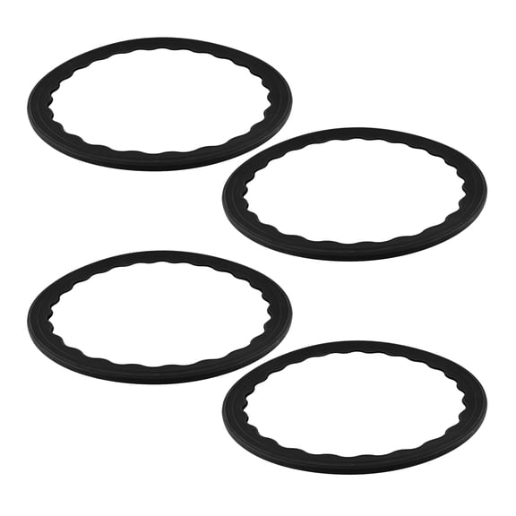 ROMANSENTIAL Silicone Stool Leg Covers, 4 Pcs Anti-Scratch Chair Leg Floor Protectors for Barstool Feet, Non- Caps