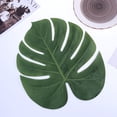 thumbnail image 1 of ROMANSENTIAL Tropical Leaf Decor 12Pcs Artificial Palm Plants Oval Shape Reusable For Summer Parties, 1 of 8