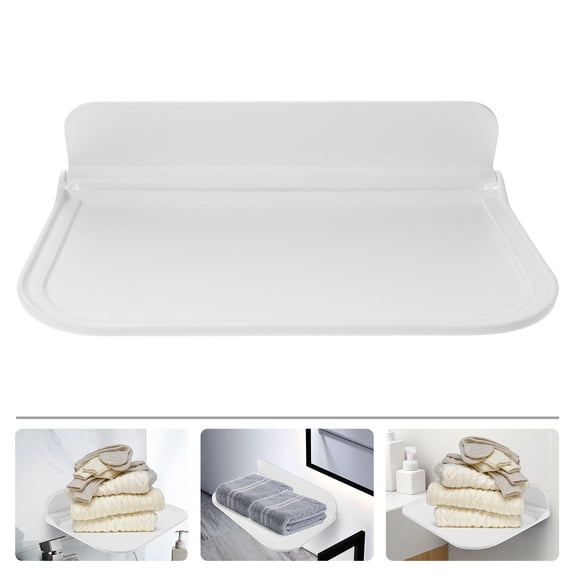 ROMANSENTIAL Foldable Wall-Mounted Storage Rack for Bedroom - Space-Saving, Simple Style Organizer
