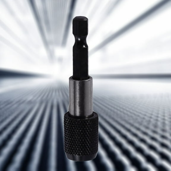 ROMANSENTIAL Workshop 1Set Crv Black Magnetic Drill Bit Extender Adjustable Extension Rod For Diy Projects