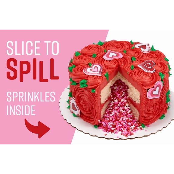 ROMANTIC ROSES PINATA CAKE