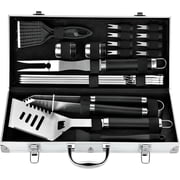 ROMANTICIST 20pcs Professional BBQ Accessories Set - Heavy-Duty Stainless Steel Grill Tool Kit, Perfect Holiday Gift for Christmas & Fall & Winter Grilling, Cam