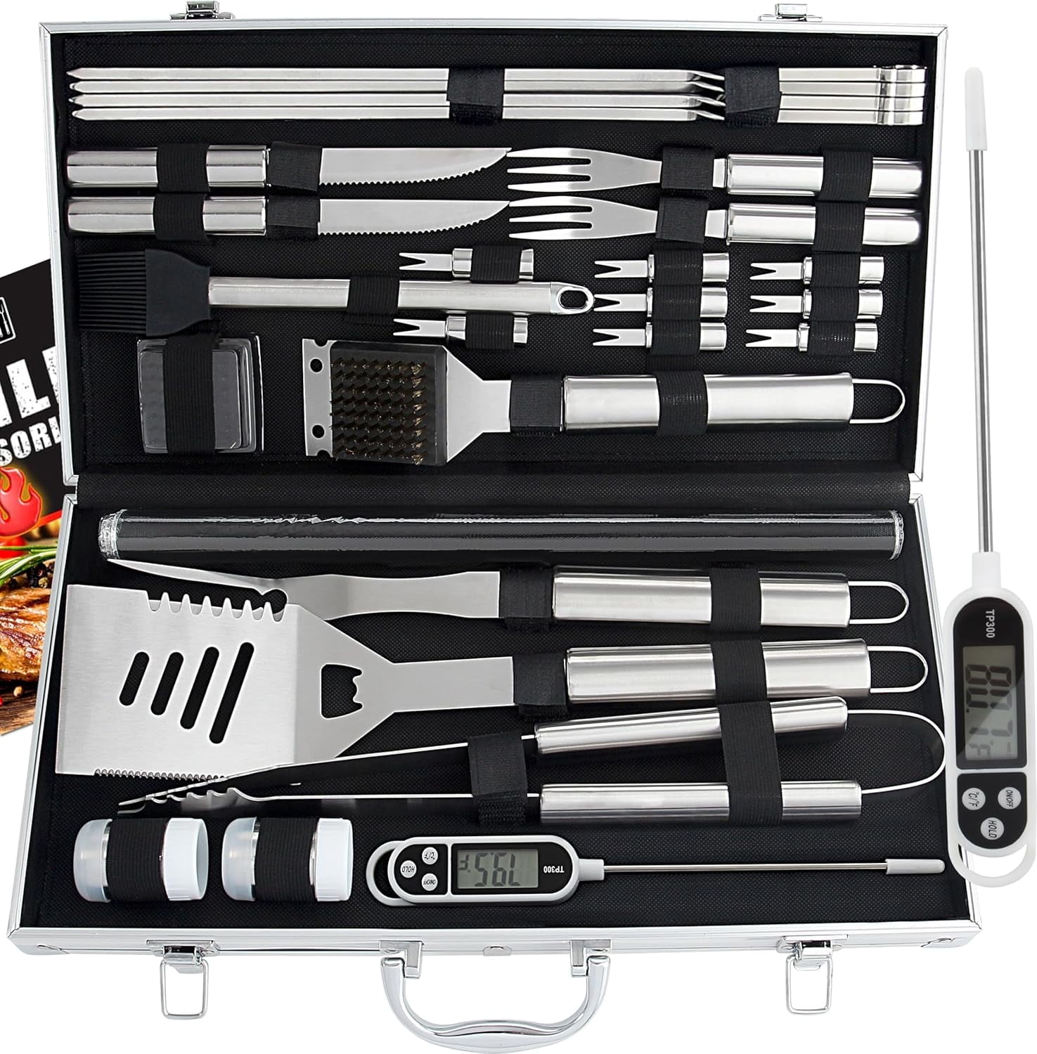 ROMANTICIST 28PCS BBQ Accessories Set