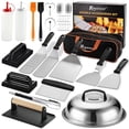 thumbnail image 1 of ROMANTICIST 30PCS Griddle Accessories Kit - Professional Grill Tools for Breakfast, Outdoor Grilling & Teppanyaki - Ideal Father's Day Gift to Fuel Dad's Grilling Passion, 1 of 4