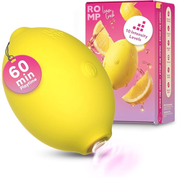ROMP Lemon Rechargeable Silicone Personal Massager, Waterproof, USB ...