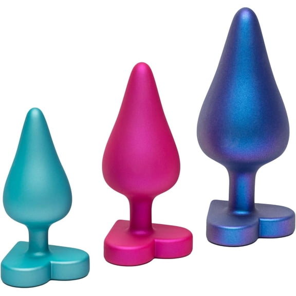 ROMP Luster Silicone Wellness Massager Set, Waterproof Beginner-Friendly Personal Care Kit, Set of 3