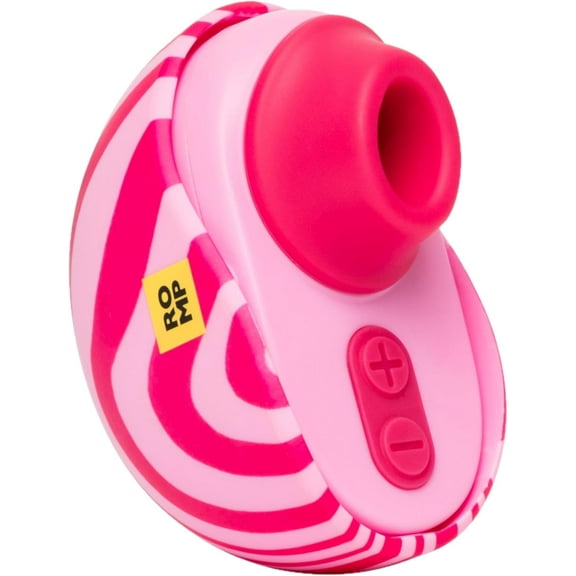 ROMP Spin Clitoral Sucker Air Pulse Vibrator & Travel Stimulator, Pink