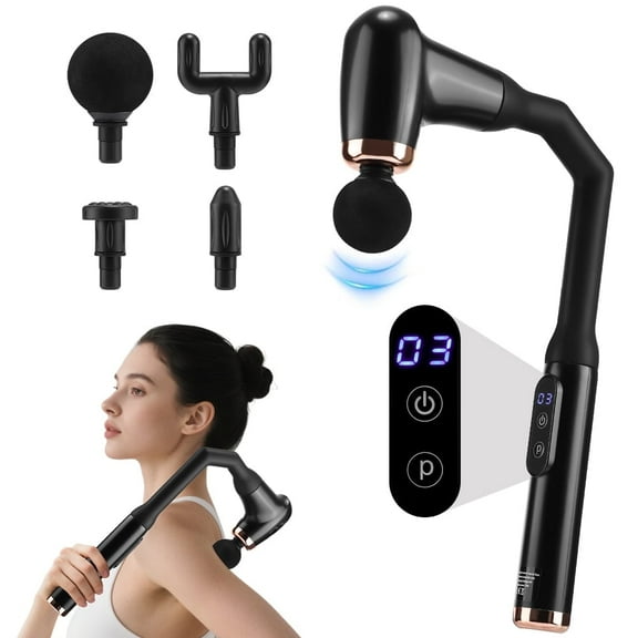 ROMYSE Muscle Massage Gun Handheld Deep Tissue Massage Electric Quiet Portable Massaging Gun Adjustable Professional Percussion Fascia Gun for Sore Muscle and Stiffness,Handheld Messager