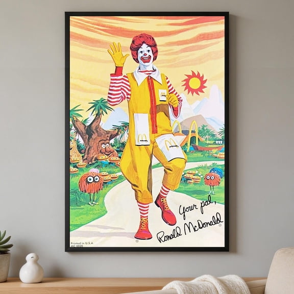 RONALD MCDONALD Movie Poster Unframe Size 24''x36'' GooGate