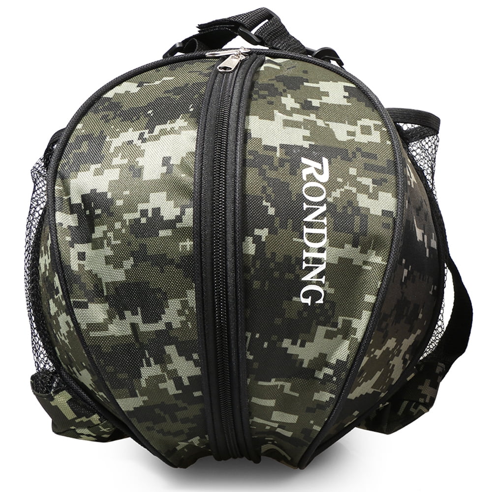 RONDING Sports Ball Round Bag Basketball Shoulder Bag Soccer Ball ...